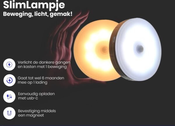 SlimLampje Plus Duopack - verlichting met bewegingssensor op accu - 1000 mah - Afbeelding 2