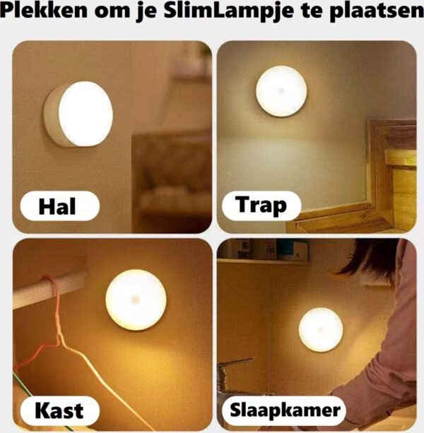 SlimLampje Plus Duopack - verlichting met bewegingssensor op accu - 1000 mah - Afbeelding 3